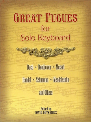 Book cover for Great Fugues For Solo Keyboard