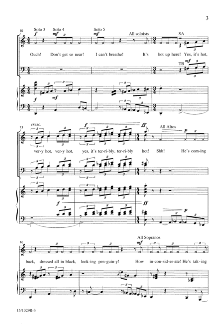 A Chorister's Covert Concert 4-Part scores gallery preview page 3