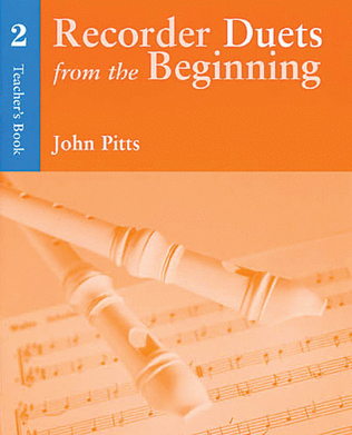 Book cover for Recorder Duets from the Beginning: Teacher's Book 2