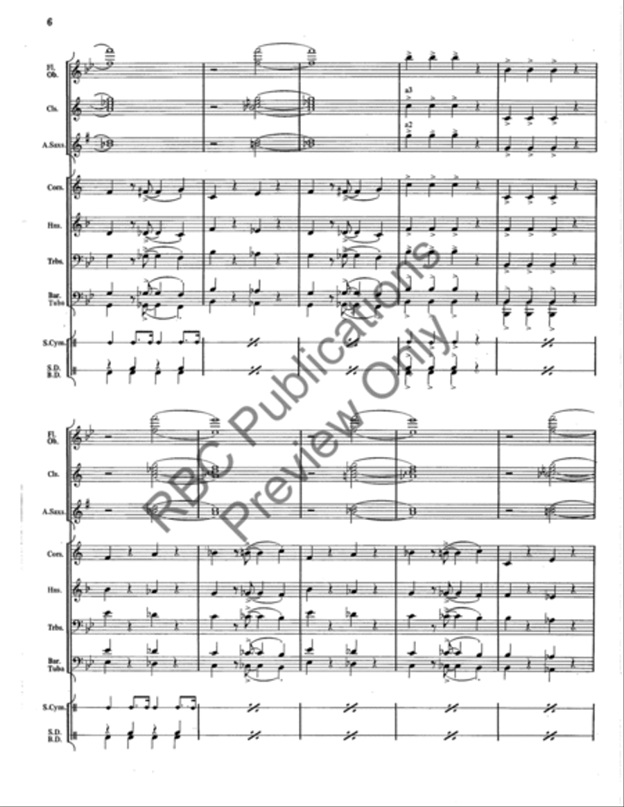 Band Room Riff Concert Band scores gallery preview page 7