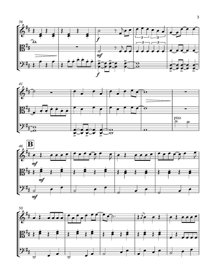 Despacito String Trio scores gallery preview page 4