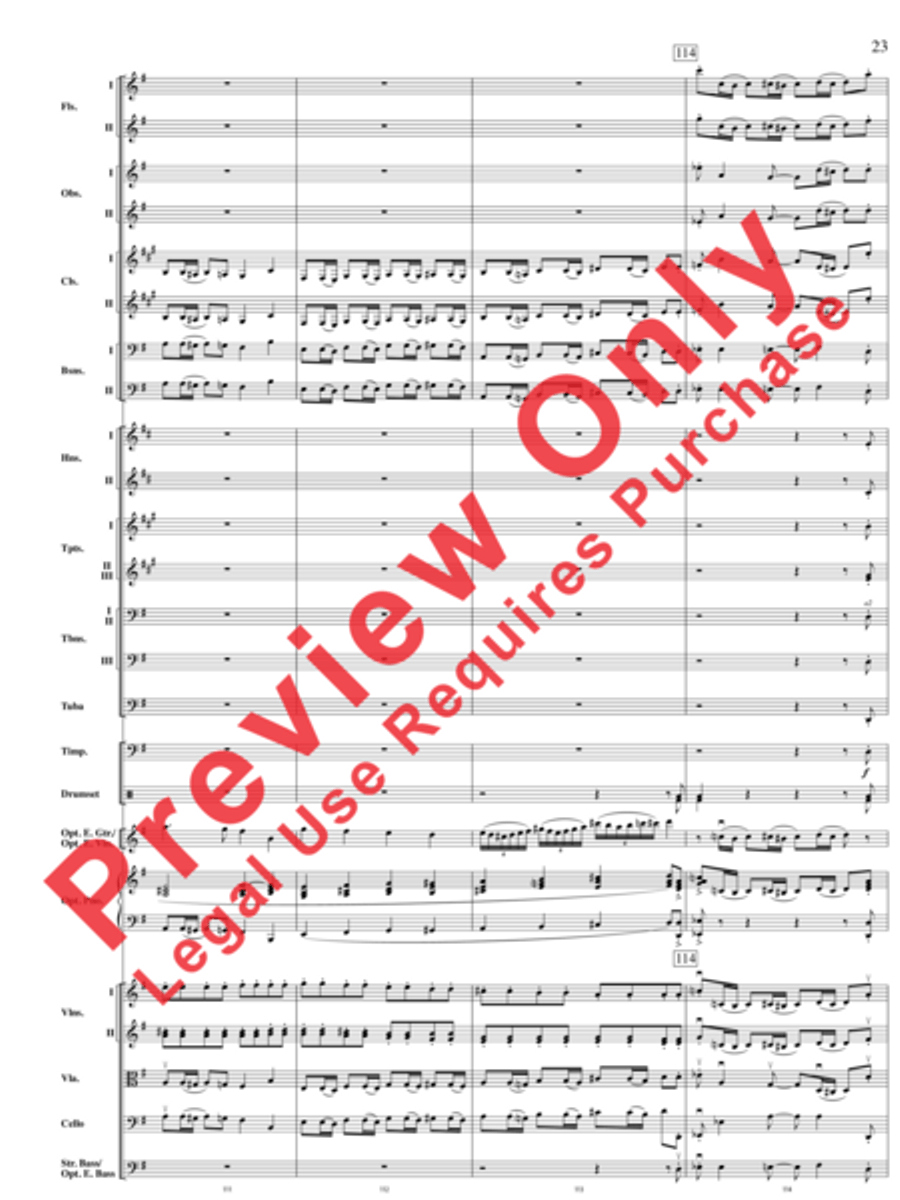 A Mad Russian's Christmas Full Orchestra scores gallery preview page 24