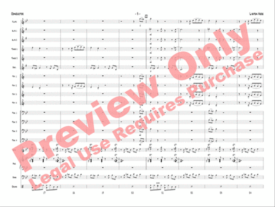 Listen Here Jazz Ensemble scores gallery preview page 24