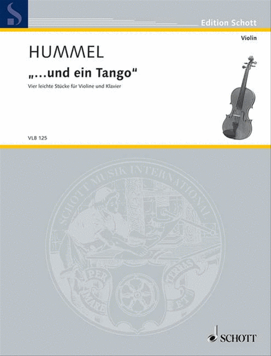 ... und ein Tango Violin Solo scores gallery preview page 1