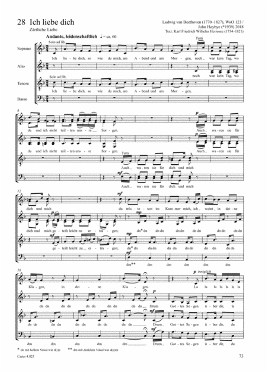 Choral Collection Beethoven Choir scores gallery preview page 10