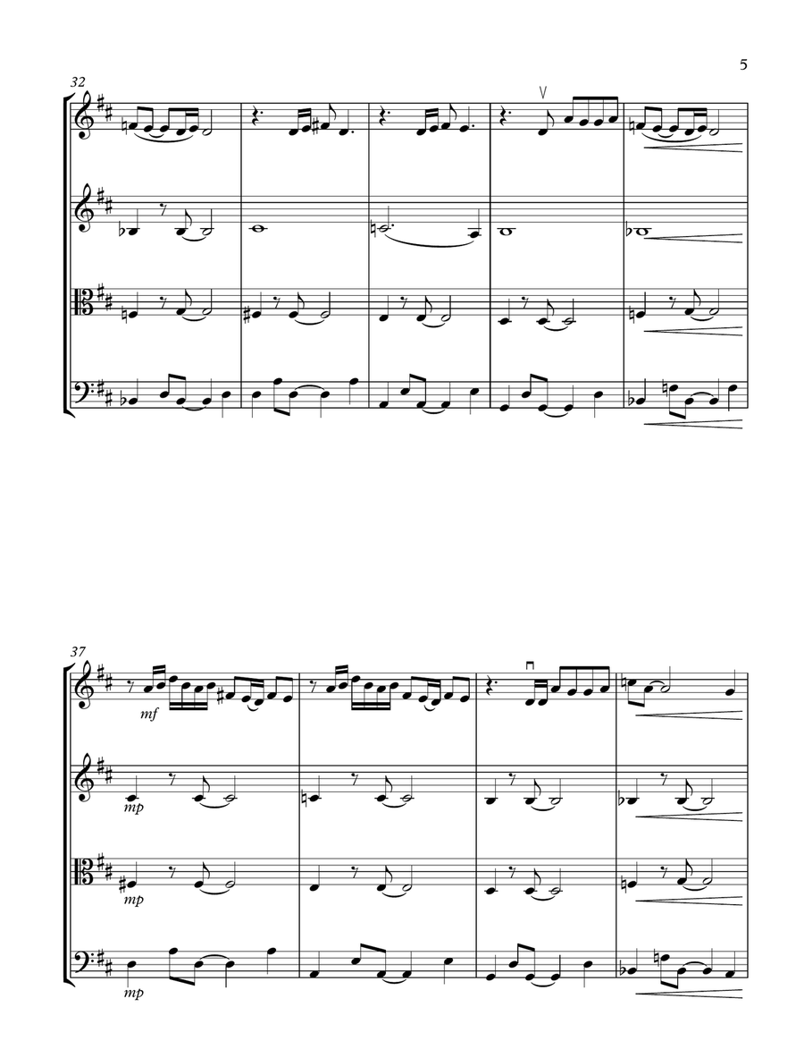Best Part String Quartet scores gallery preview page 5