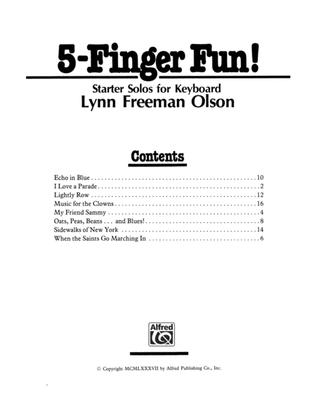 Book cover for Five-Finger Fun
