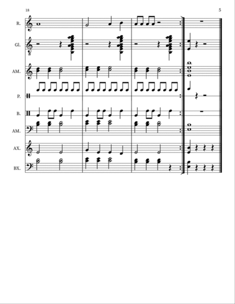 Face the Music Small Ensemble scores gallery preview page 5