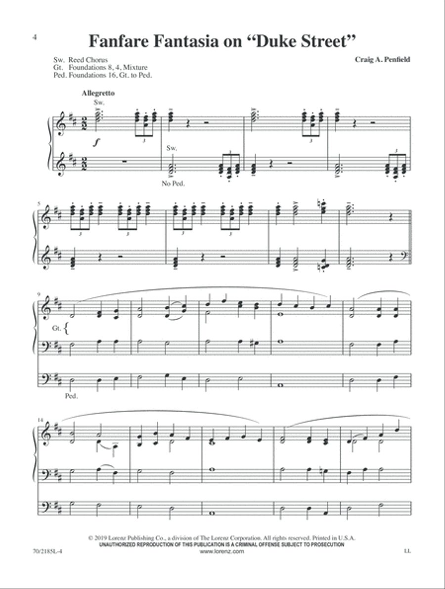 Fanfares, Trumpet Tunes, and Toccatas Trumpet scores gallery preview page 4