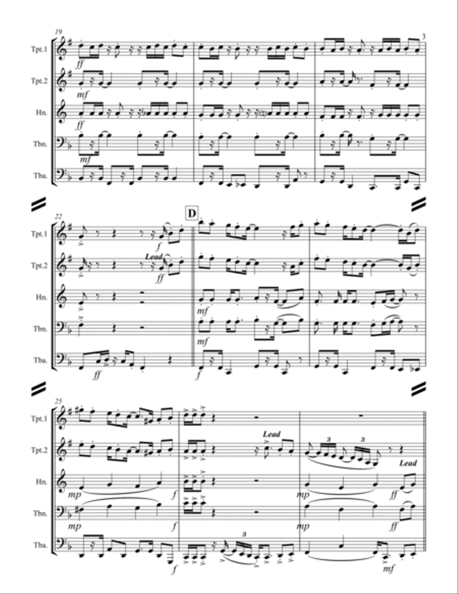Tijuana Taxi Brass Ensemble scores gallery preview page 4