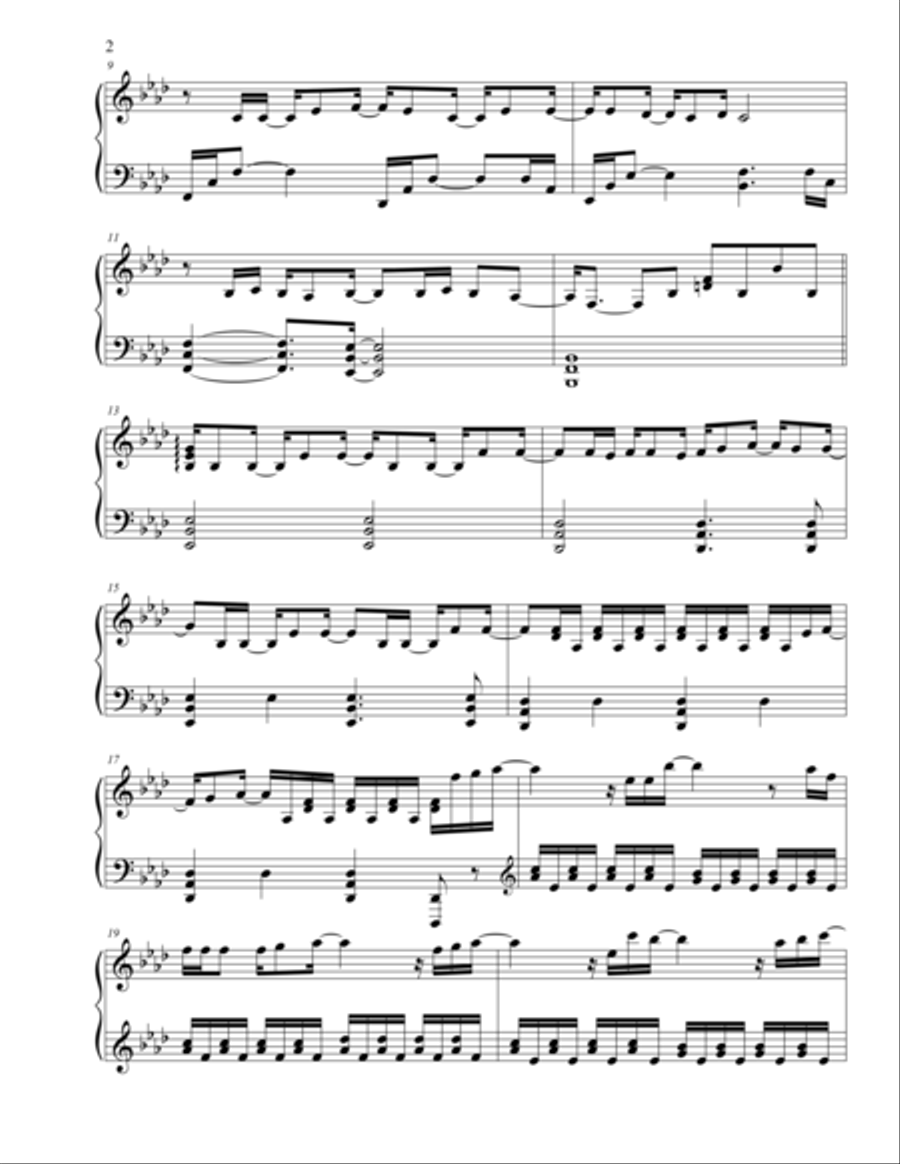 Let It Go (from Frozen) Piano Solo scores gallery preview page 2
