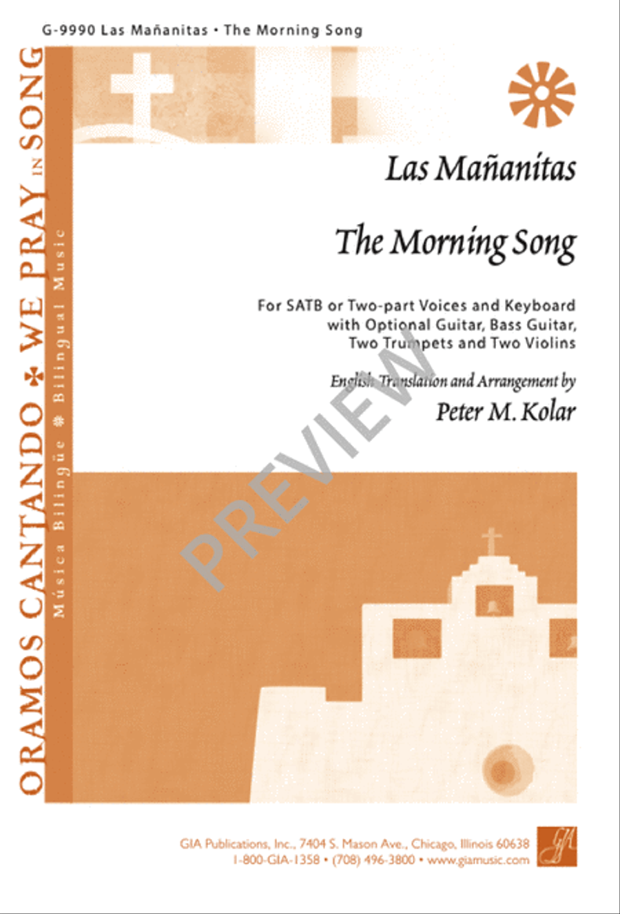 Las Mañanitas / The Morning Song 4-Part scores gallery preview page 2