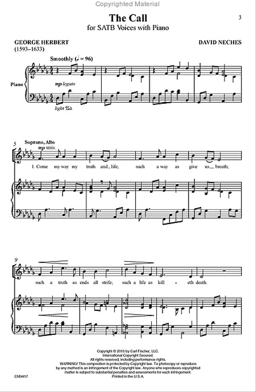 The Call The Call 4-Part scores gallery preview page 2