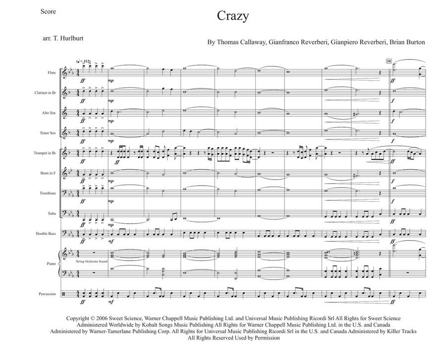 Crazy Marching Band scores gallery preview page 1