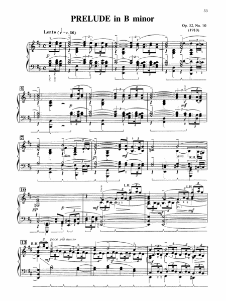 Rachmaninoff -- Preludes, Op. 32