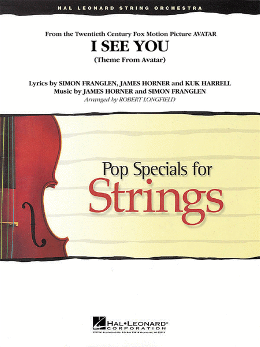 I See You (Theme from Avatar) String Orchestra scores gallery preview page 1