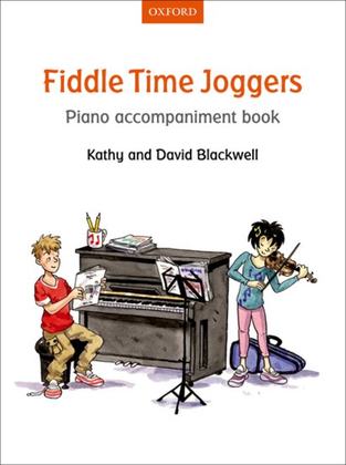 Book cover for Fiddle Time Joggers Piano Accompaniment Book
