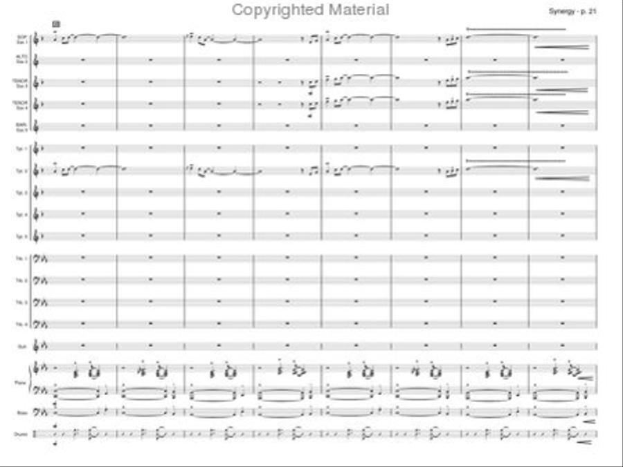 Synergy Synergy Jazz Ensemble scores gallery preview page 20