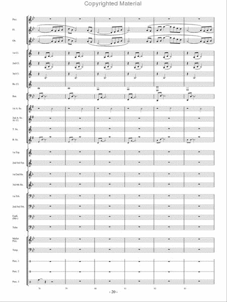 When The Tears Fell When The Tears Fell Concert Band scores gallery preview page 19