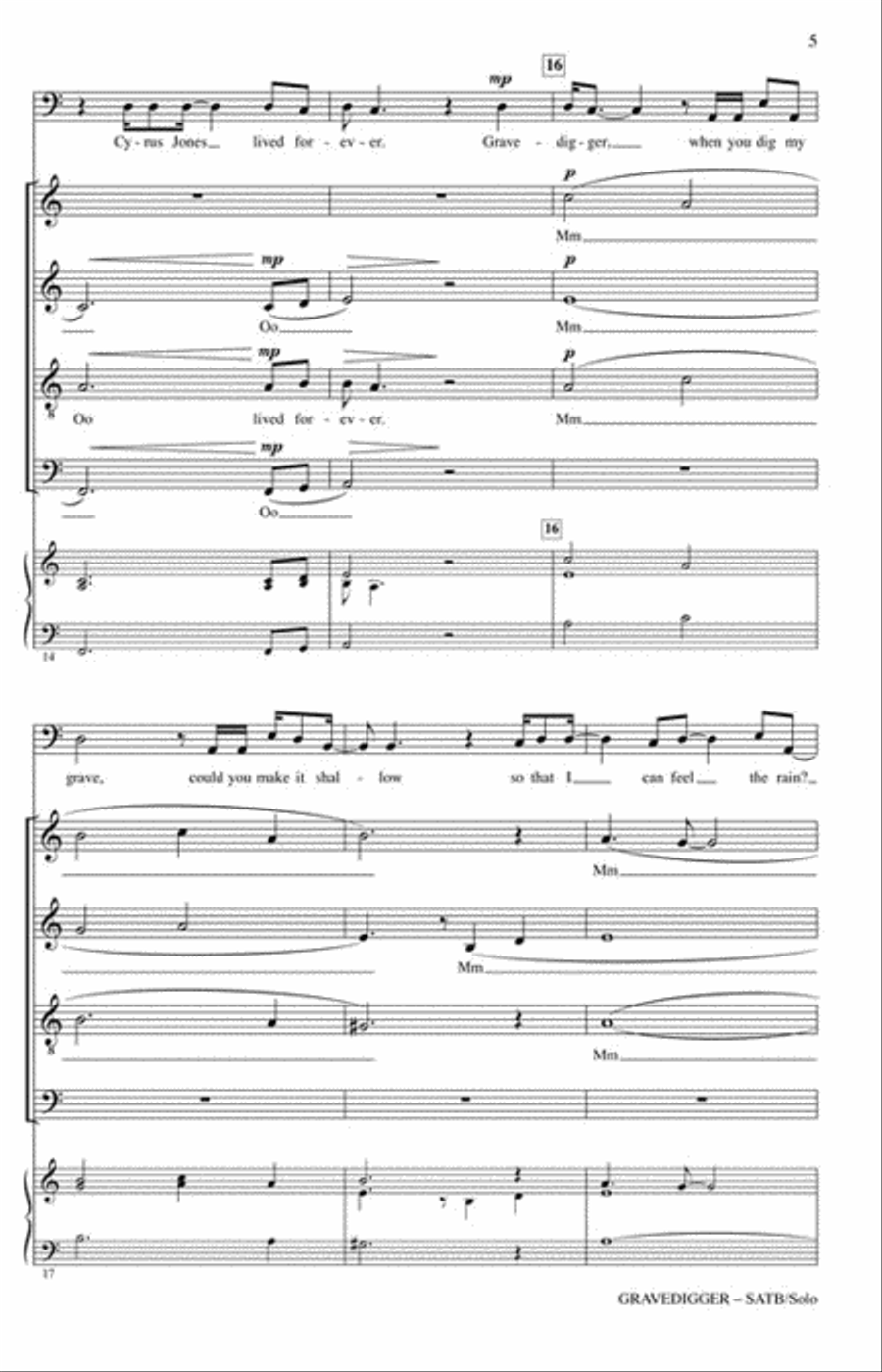 Gravedigger 4-Part scores gallery preview page 4