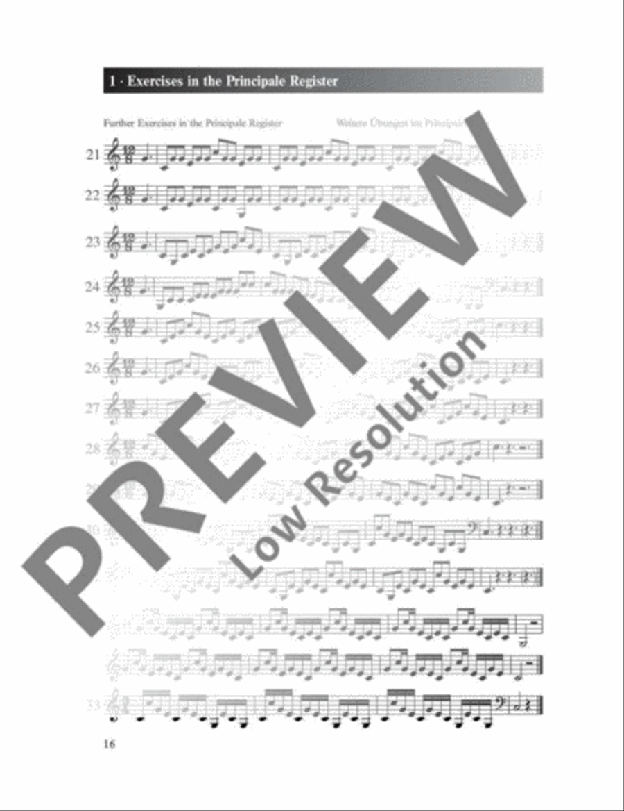 The Art of Baroque Trumpet Playing Trumpet scores gallery preview page 17