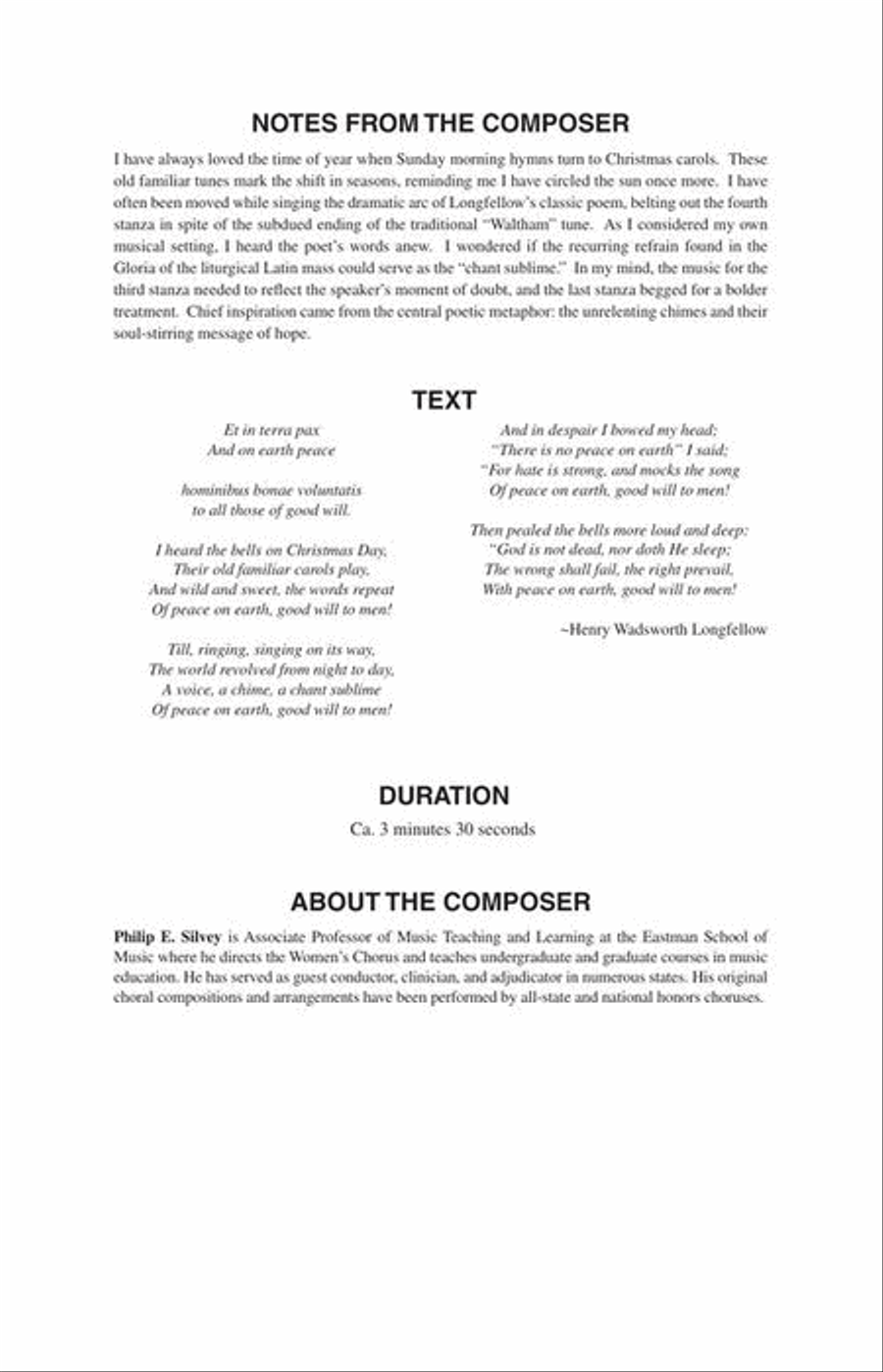 A Voice, A Chime 4-Part scores gallery preview page 3