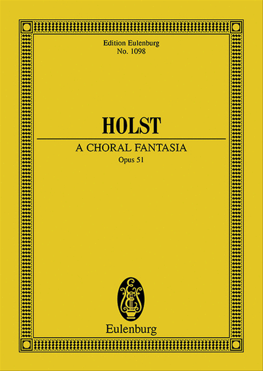 A Choral Fantasia, Op. 51 Choir scores gallery preview page 1