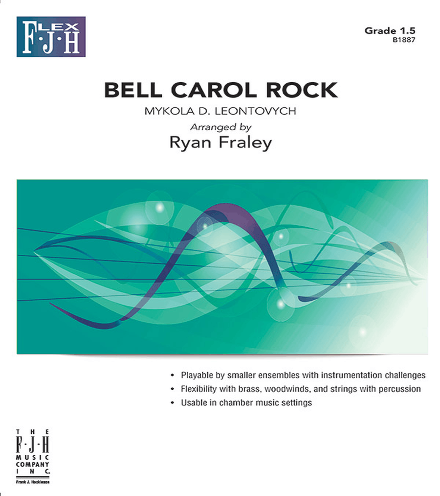 Bell Carol Rock Concert Band scores gallery preview page 1
