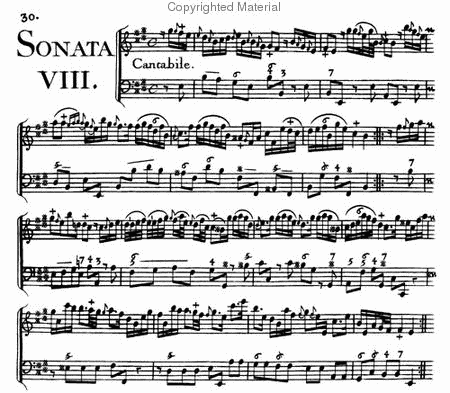 First book of sonatas for solo violin and bass