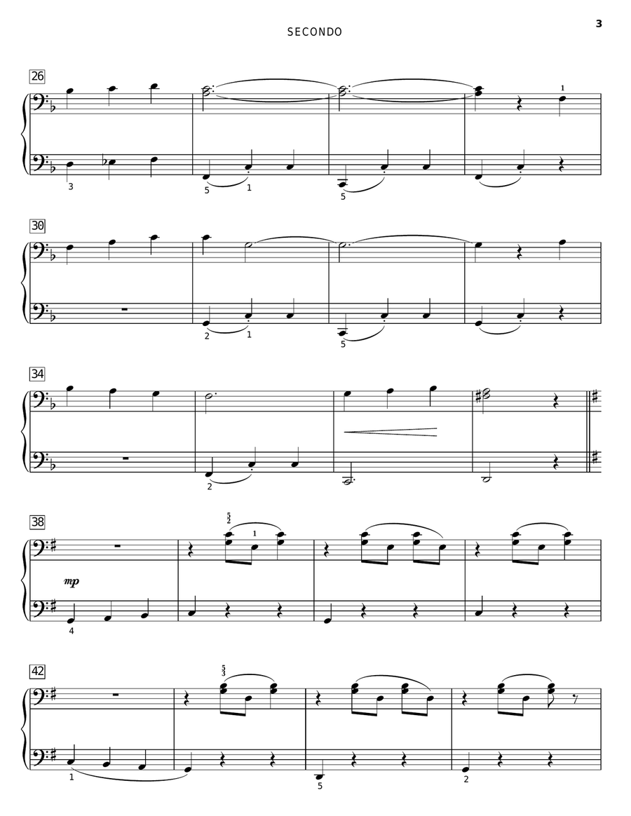 On Top Of Spaghetti Piano Duet scores gallery preview page 3