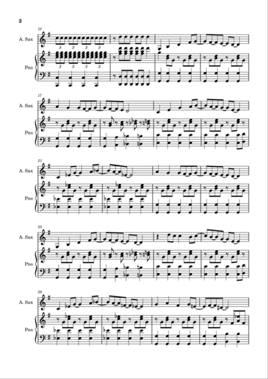 All I Want For Christmas Is You Alto Saxophone scores gallery preview page 3