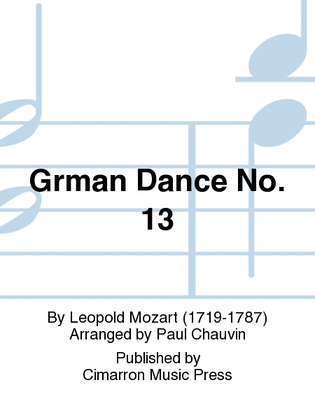 Grman Dance No. 13