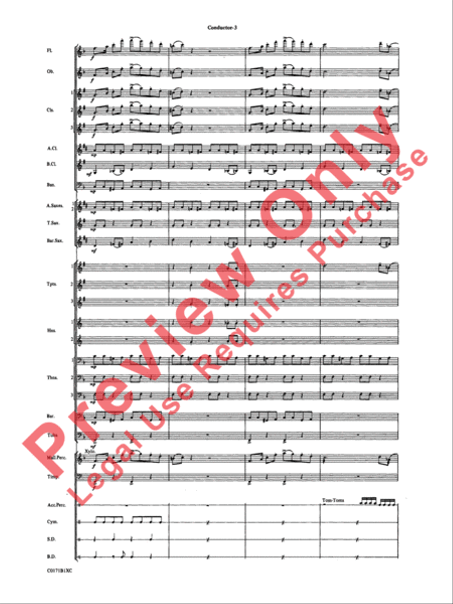 Mancini Magic Concert Band scores gallery preview page 6