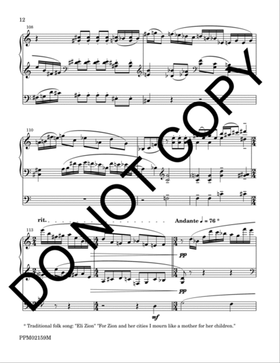 The Great Shofar is Sounded Organ scores gallery preview page 15