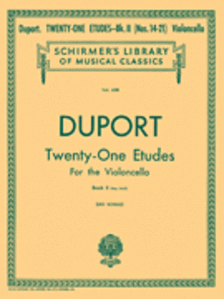 21 Etudes - Book 2 (Cello)