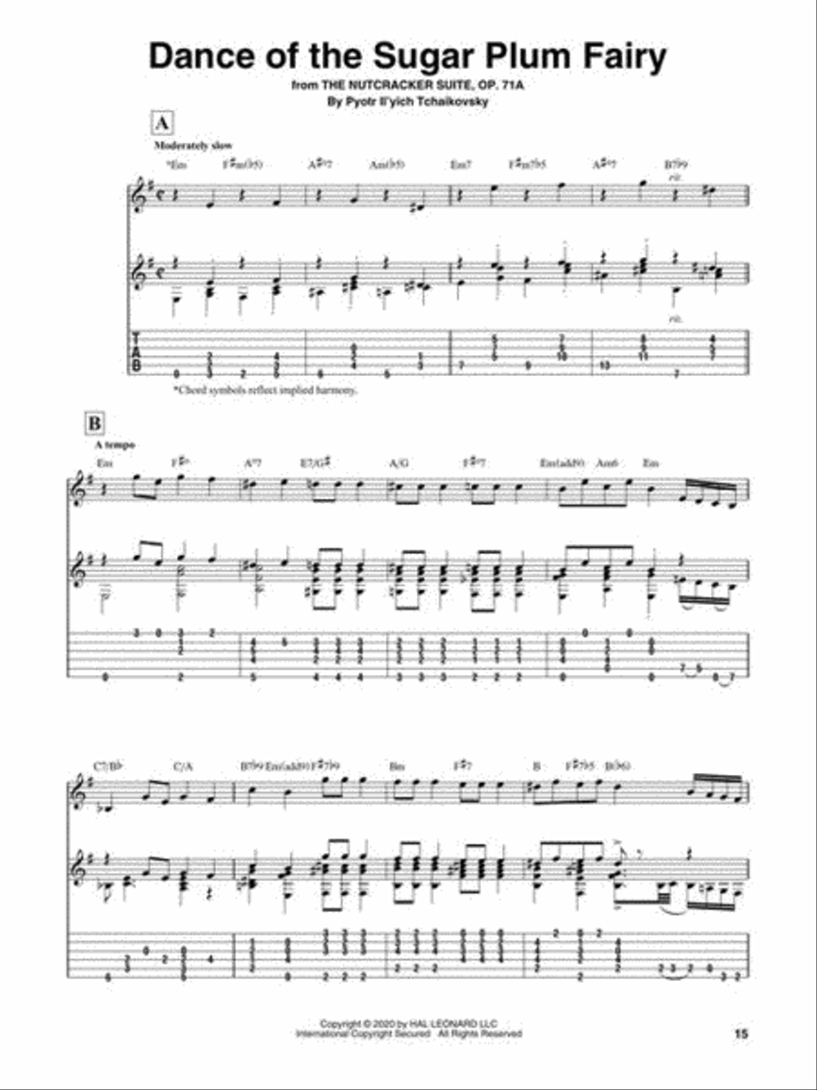 Christmas Songs for Solo Jazz Guitar Electric Guitar scores gallery preview page 5