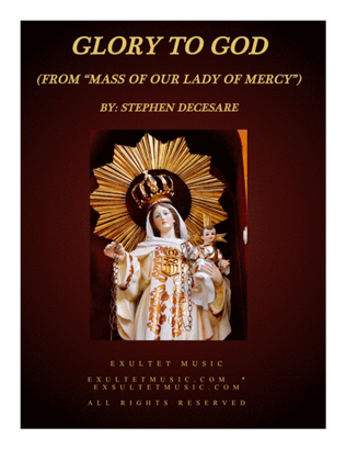 Book cover for Glory To God (from "Mass of Our Lady Of Mercy")