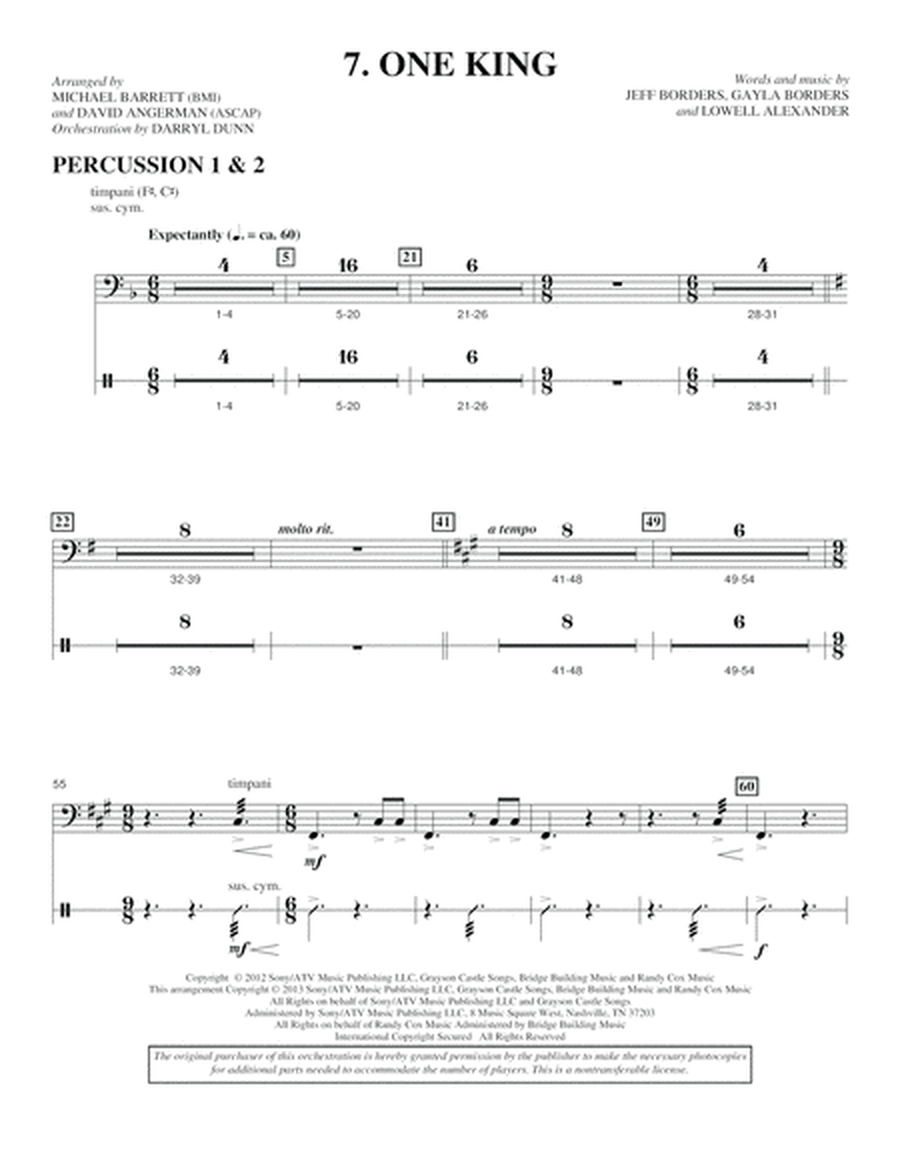 All Is Well - Percussion 1 & 2