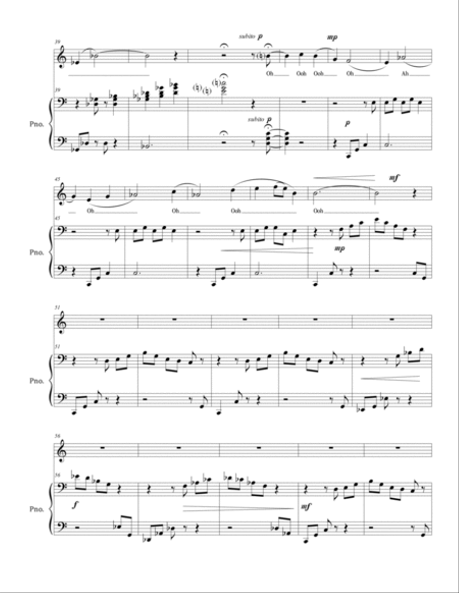 Lunar Tides High Voice scores gallery preview page 6