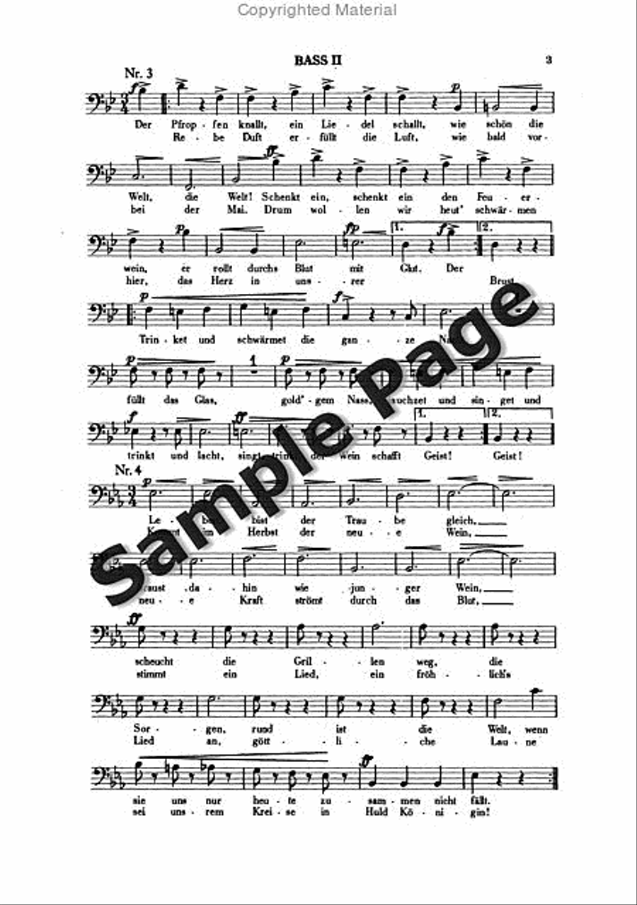 Ziehrer Cm Nachtschwaermer Op466 TTBB scores gallery preview page 4