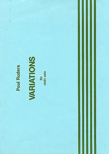 Poul Ruders: Variations For Violin Solo