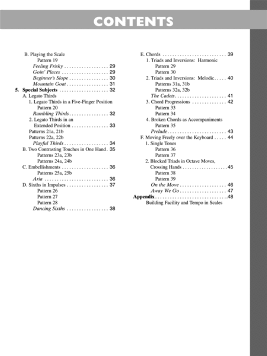 The Music Tree - Part 4 (Keyboard Technic) Piano Method scores gallery preview page 3