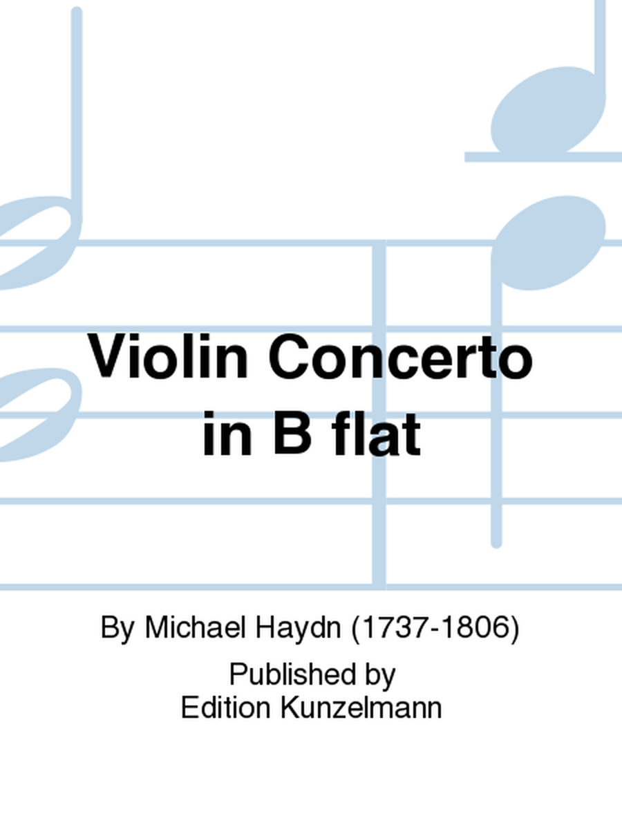 Violin Concerto in B flat