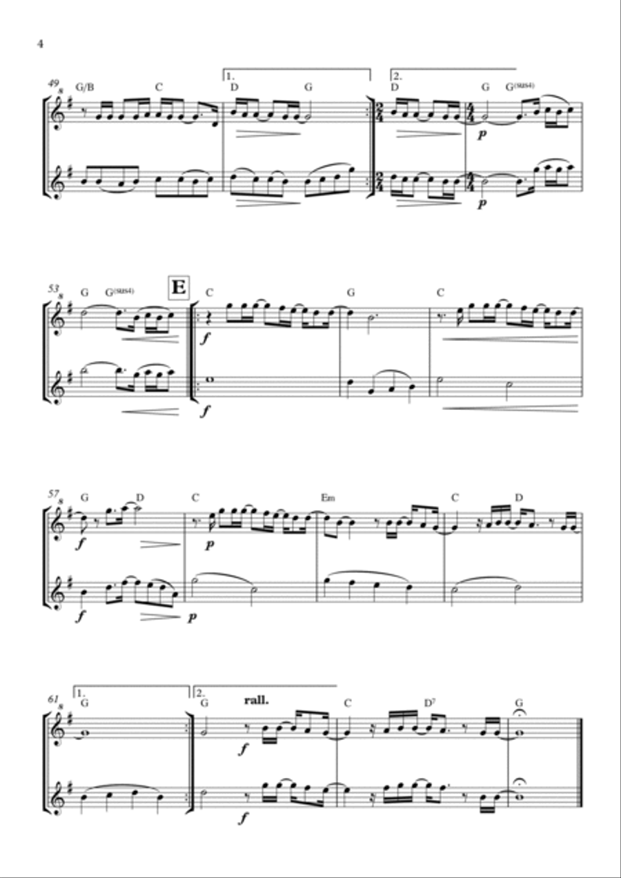 Goodness Of God Woodwind Duet scores gallery preview page 4