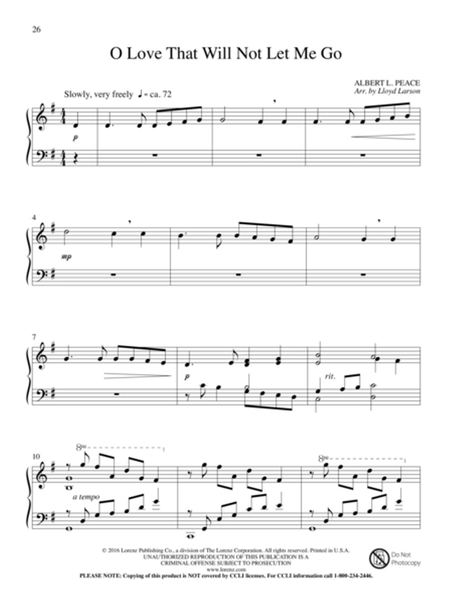 The King of Love Piano Solo scores gallery preview page 15