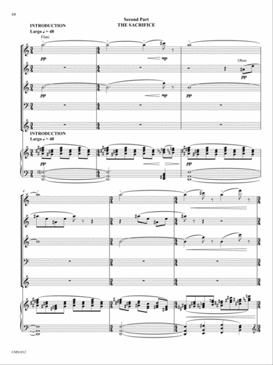 The Rite of Spring Woodwind Quintet scores gallery preview page 7