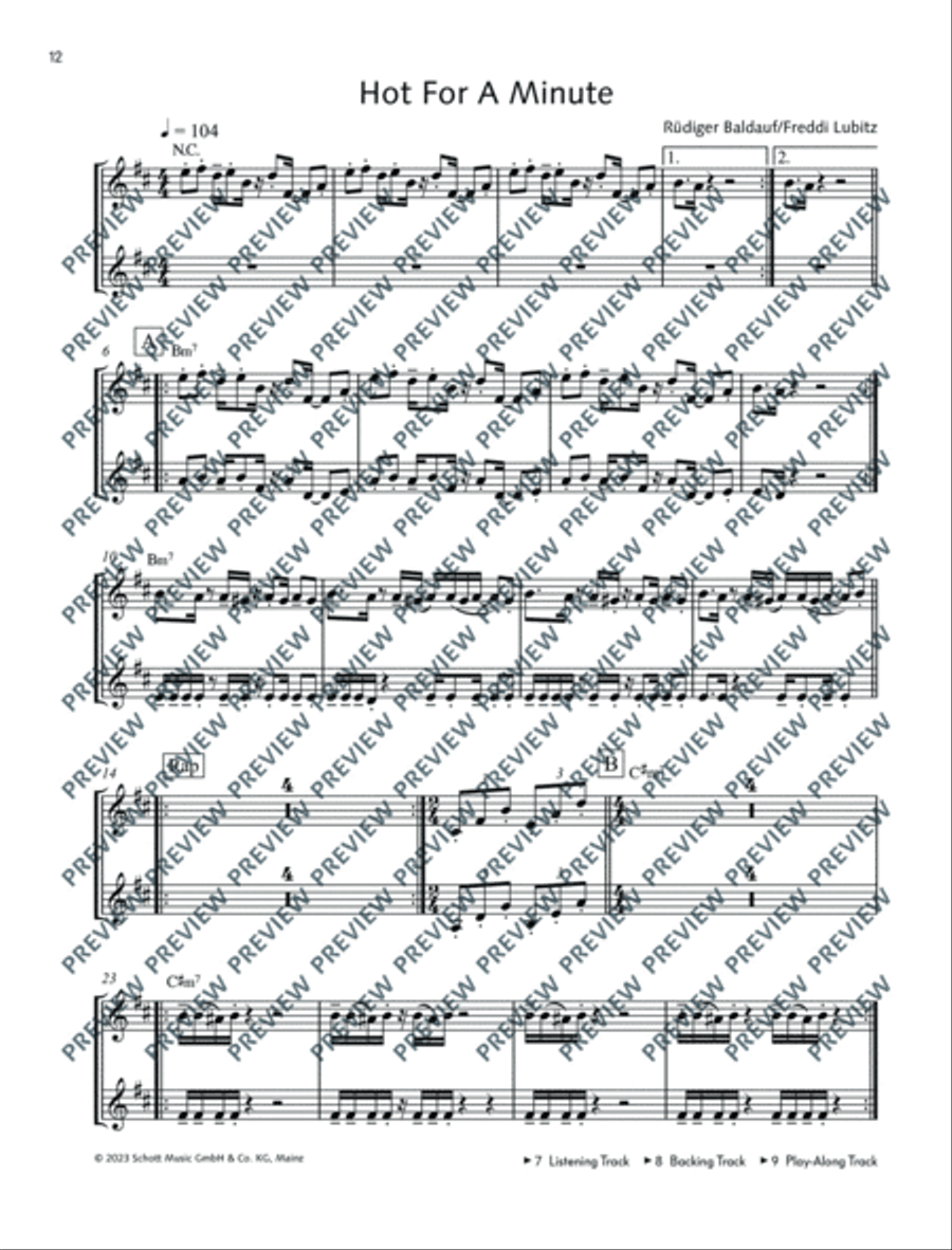 Total Funk Trumpet Trumpet Duet scores gallery preview page 13