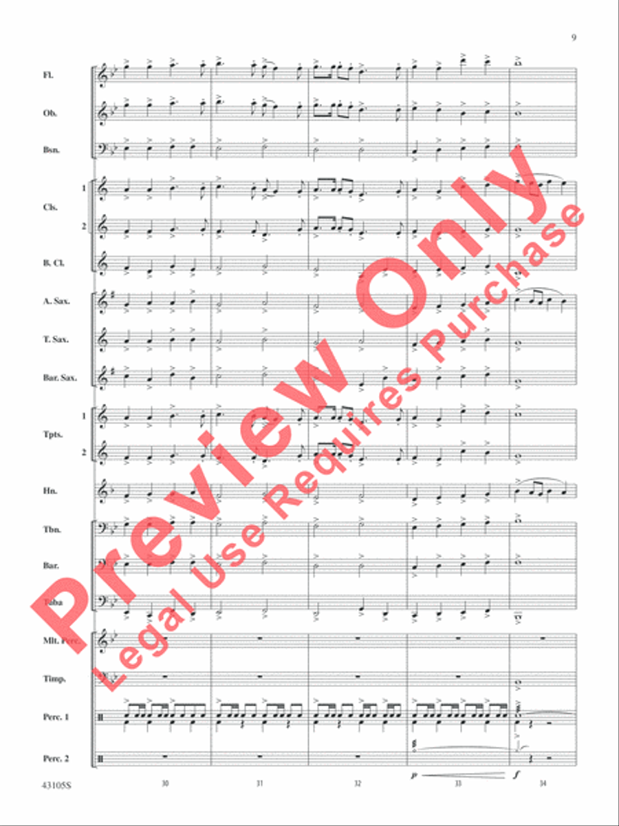 Cheyenne Cheyenne Concert Band scores gallery preview page 9