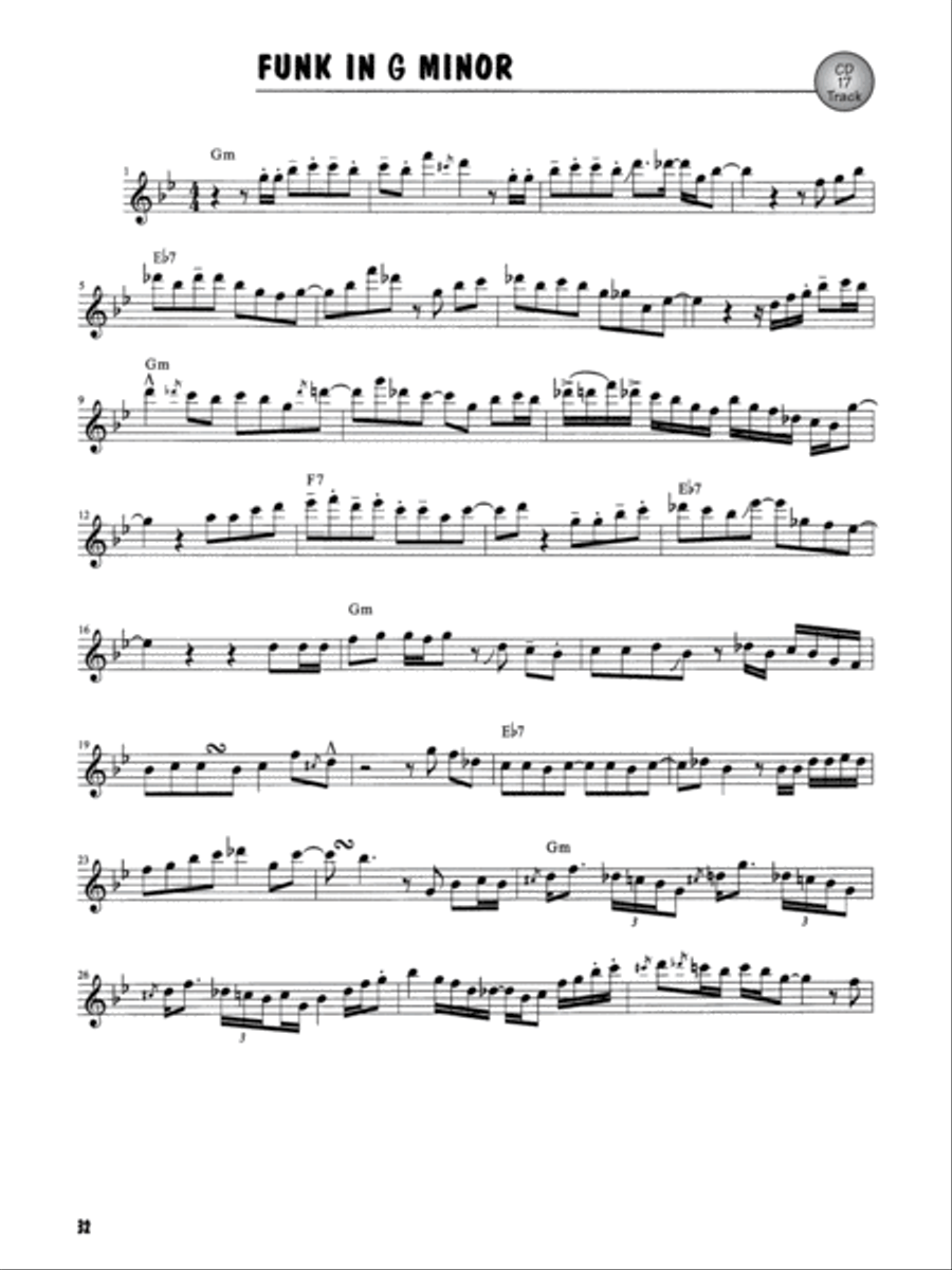 Ultimate Jazz Play-Along (Jam with Eric Marienthal) B-Flat Instrument scores gallery preview page 4