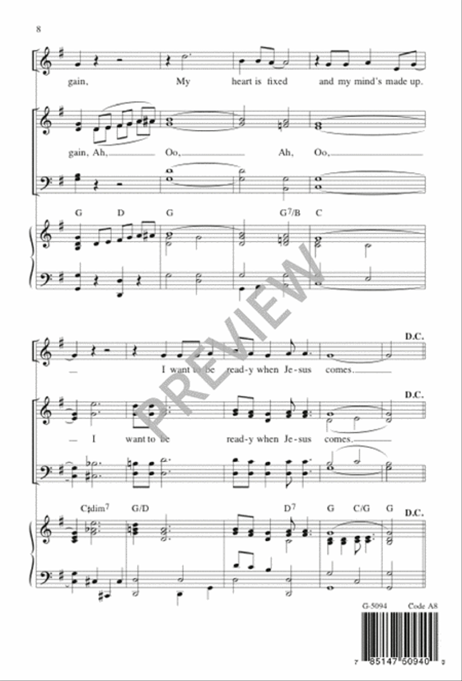 Sign Me Up 4-Part scores gallery preview page 8